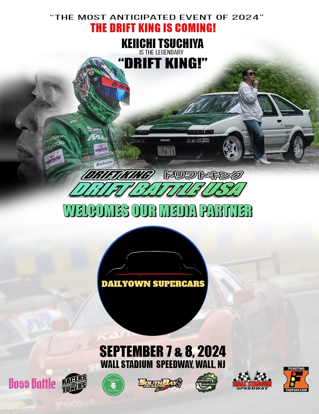 Drift Battle USA media flyer