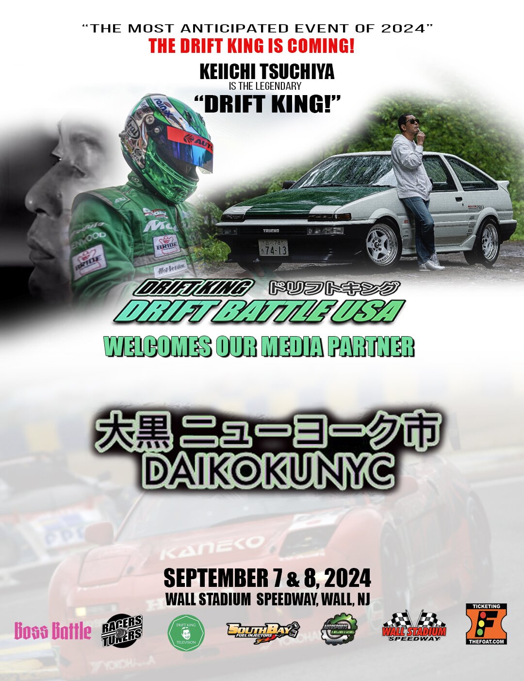 Drift Battle USA media flyer