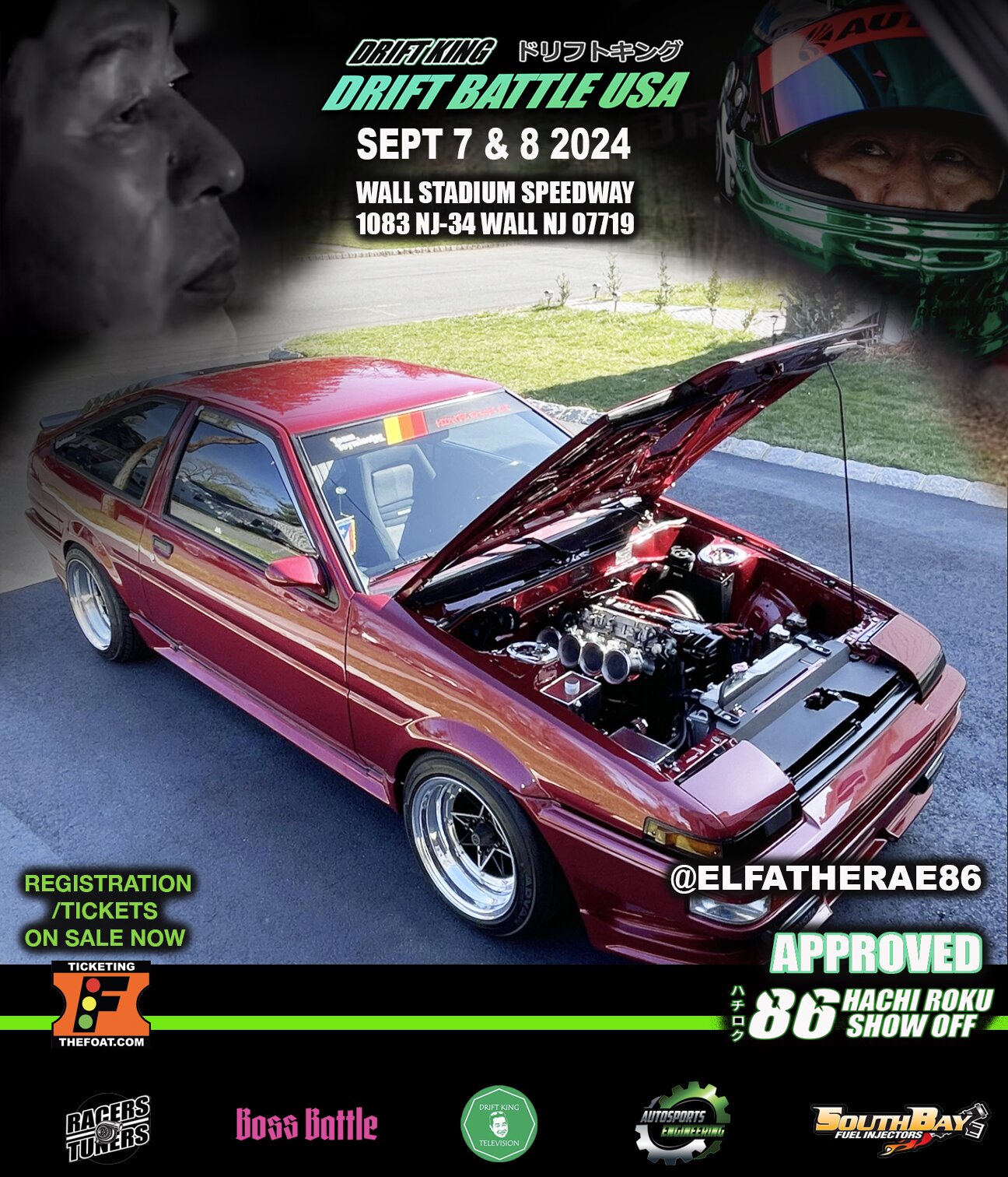 tickets on sale for drift battle usa