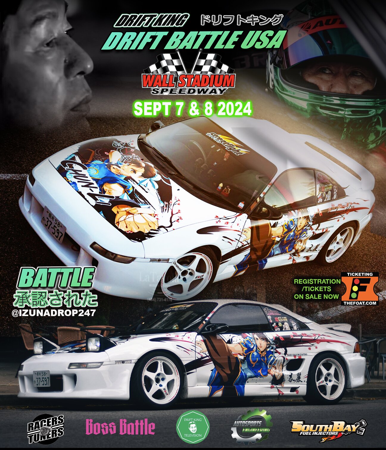 tickets on sale for drift battle usa