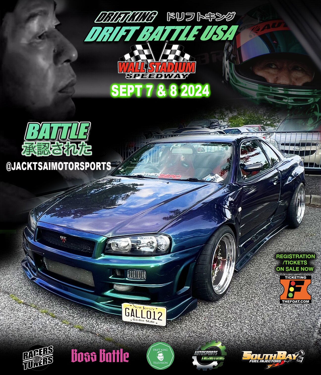 tickets on sale for drift battle usa